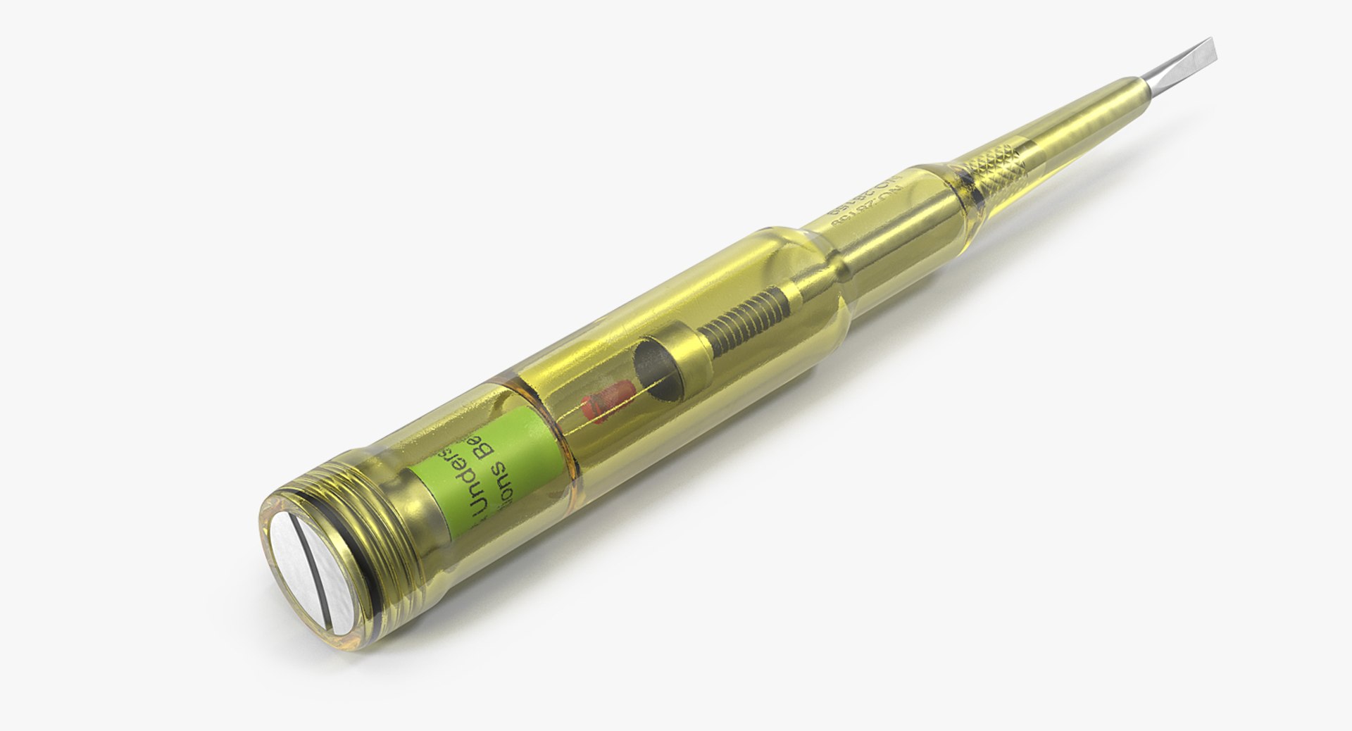 Screwdriver Circuit Tester 3D Model 3D model preview