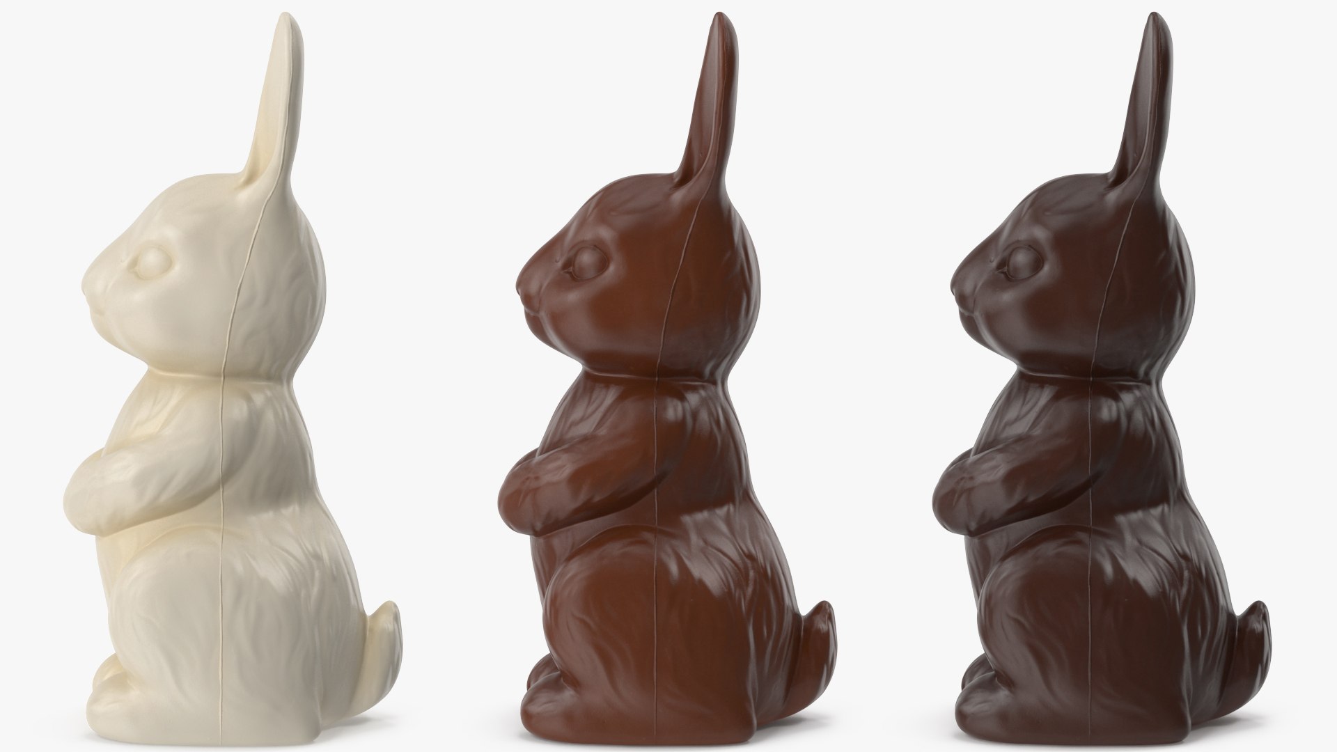 3d Model Chocolate Bunnies Turbosquid 1537677