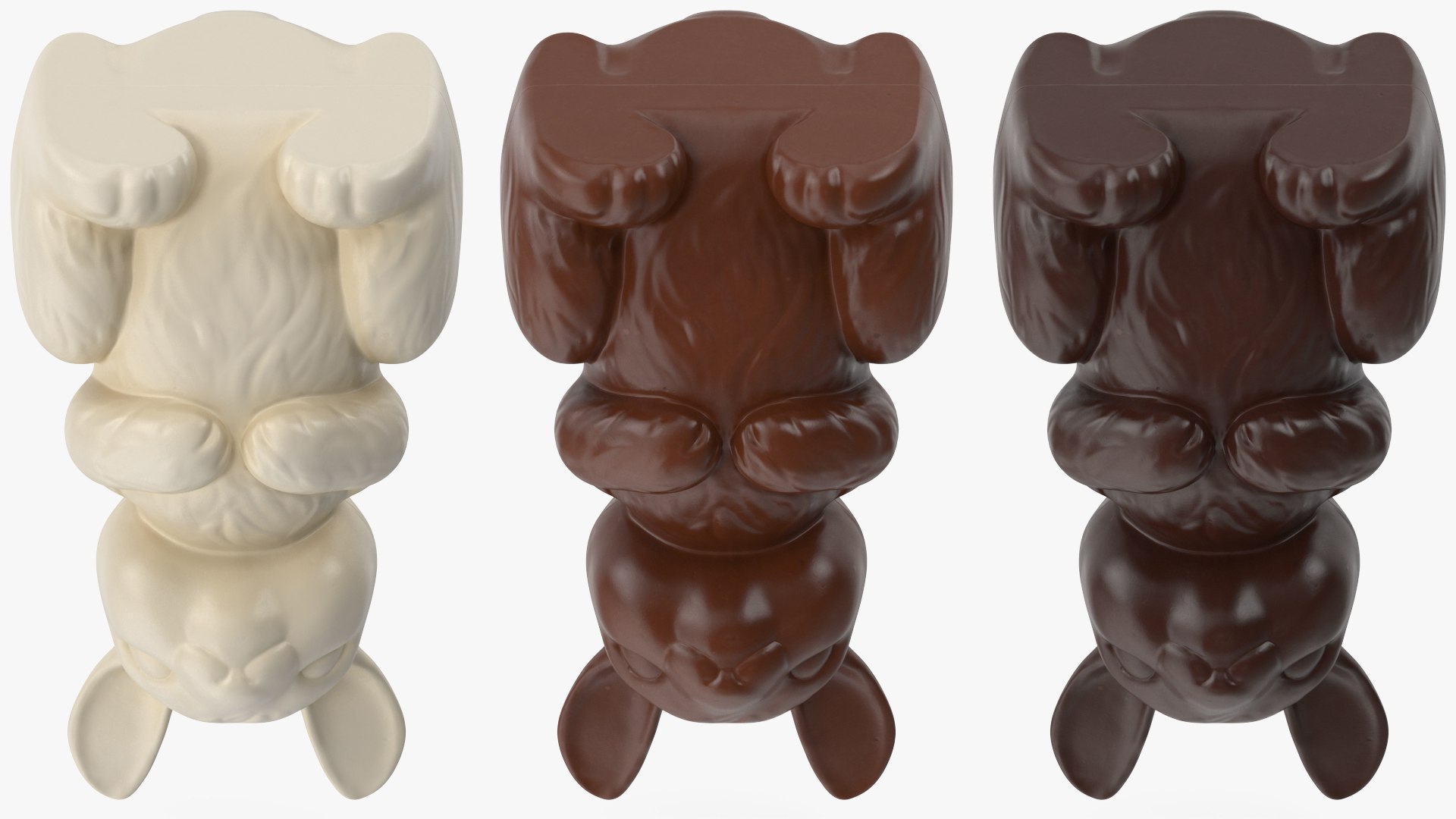 3d Model Chocolate Bunnies Turbosquid 1537677