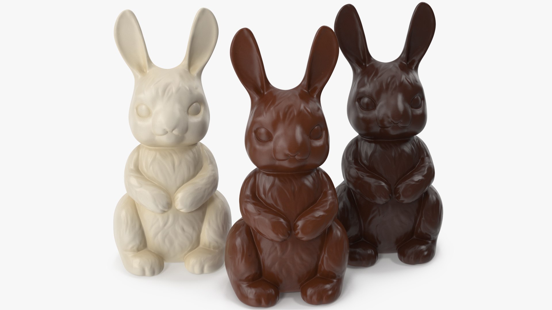3D model chocolate bunnies - TurboSquid 1537677