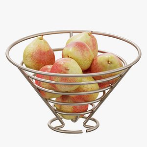 3D Spectrum Diversified Euro Fruit Bowl set 15 model
