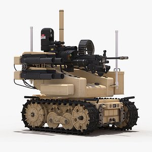 Foster-Miller Talon SWORDS Robot Version 2 (Desert)