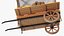 Market Stall Cart with Goods