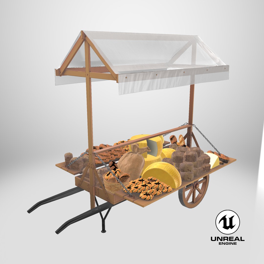 Market Stall Cart with Goods 3D model https://p.turbosquid.com/ts-thumb/28/P5YqRl/HD/stemcell_unreal_render/png/1728649837/1920x1080/fit_q87/709286402b20c0adf7b403882798d1bbce407154/stemcell_unreal_render.jpg