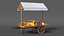 Market Stall Cart with Goods
