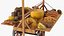 Market Stall Cart with Goods