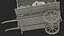 Market Stall Cart with Goods