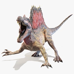 spinosaurus spines 3D model