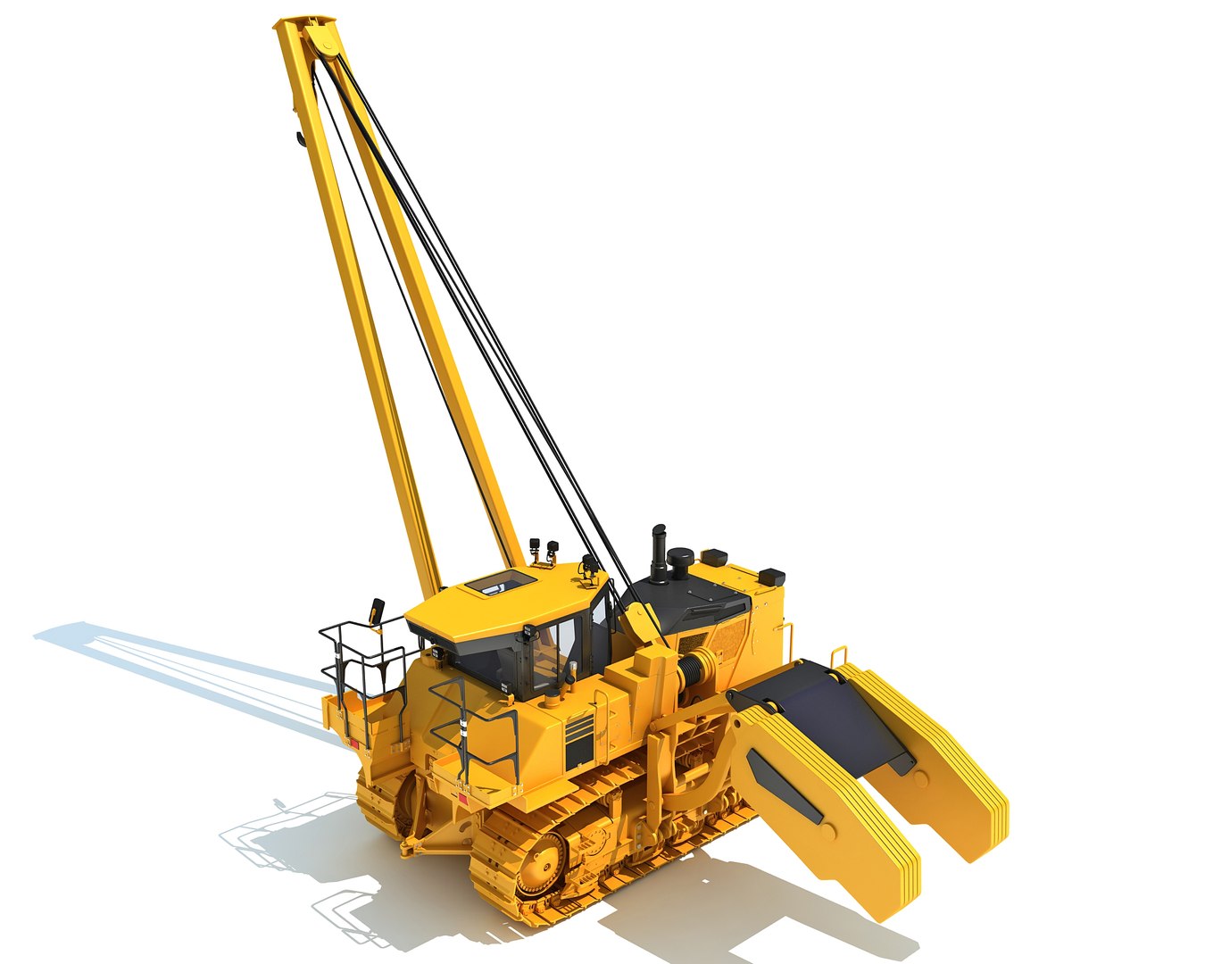 3D Track Dozer Pipelayer - TurboSquid 2235843