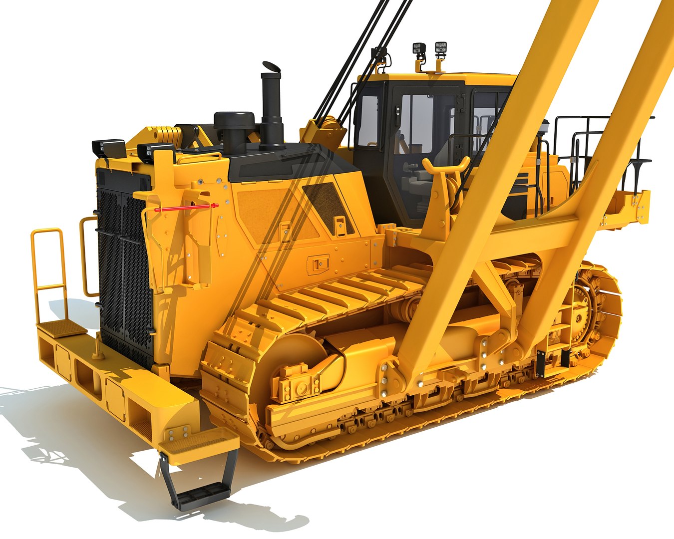 3D Track Dozer Pipelayer - TurboSquid 2235843