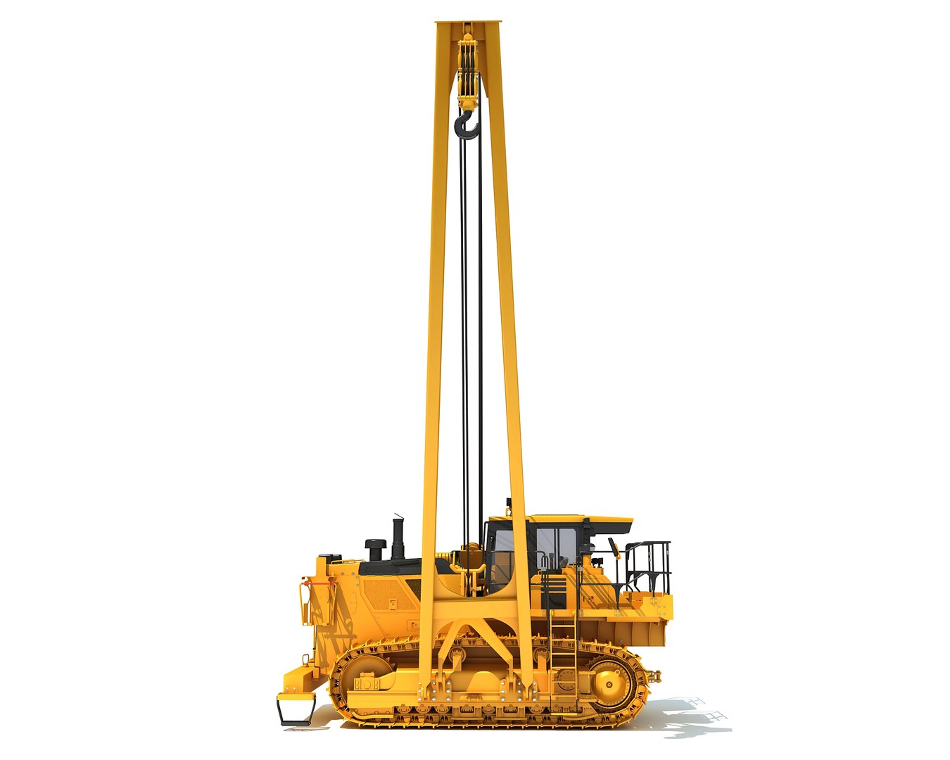 3D Track Dozer Pipelayer - TurboSquid 2235843