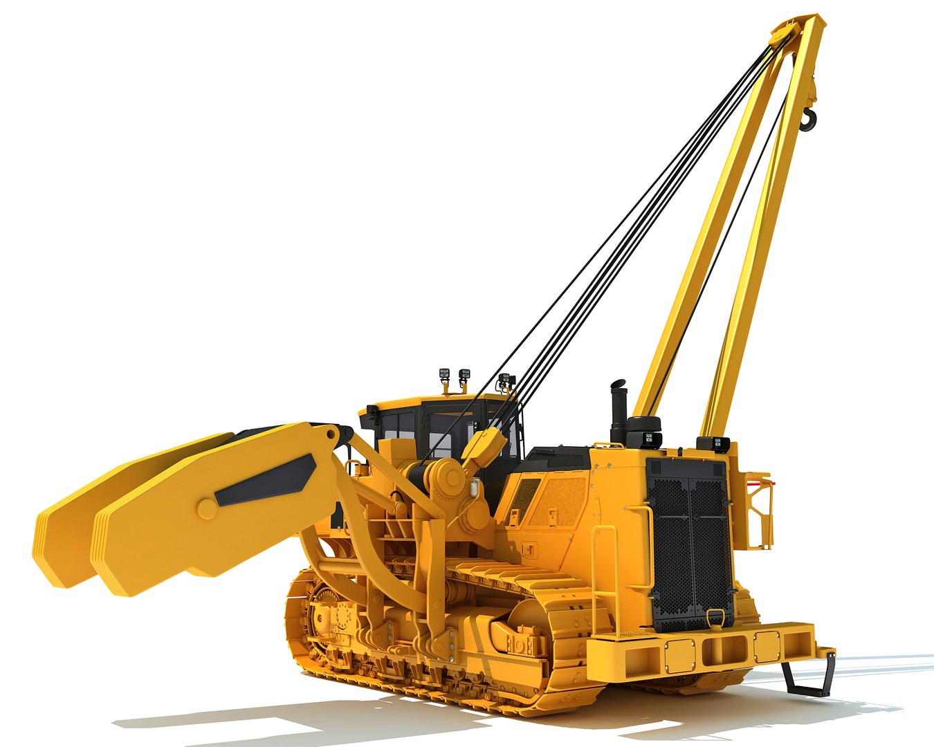 3D Track Dozer Pipelayer - TurboSquid 2235843