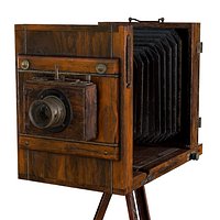 19th century wet plate camera