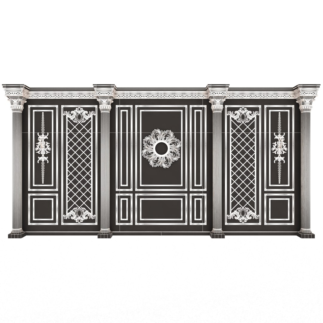 Boiserie Classic Wall Panels Collection 0202 3D model https://p.turbosquid.com/ts-thumb/28/W1M7PS/1p/wireframeboiserieclassicwallwithmouldings051/jpg/1708718918/1920x1080/fit_q87/09a5d64e47774fdd9b468084e9906ef1877bfad7/wireframeboiserieclassicwallwithmouldings051.jpg