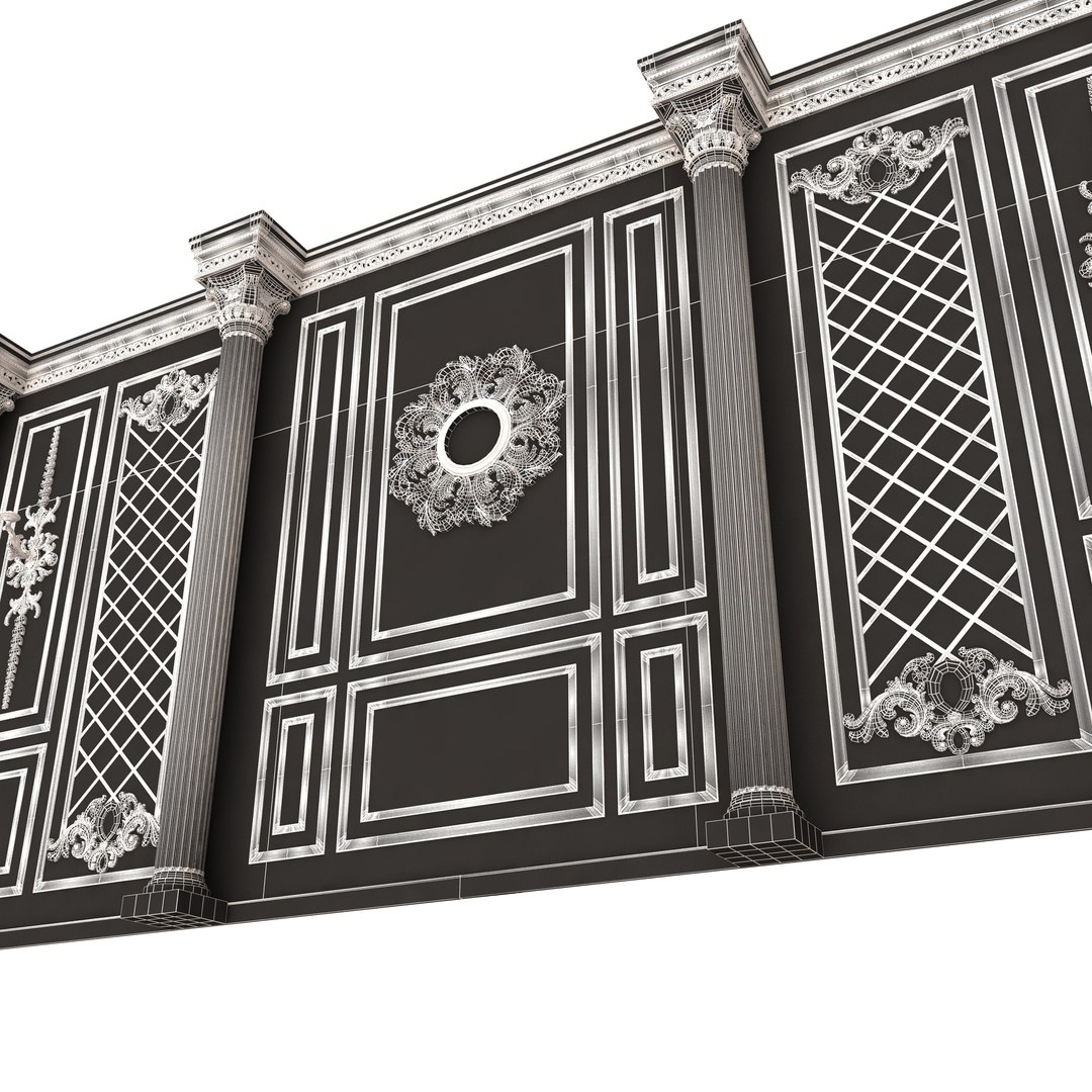Boiserie Classic Wall Panels Collection 0202 3D model https://p.turbosquid.com/ts-thumb/28/W1M7PS/Cg/wireframeboiserieclassicwallwithmouldings055/jpg/1708718926/1920x1080/fit_q87/0a1e0607c6719ddad3ca54411778722ae722da6e/wireframeboiserieclassicwallwithmouldings055.jpg