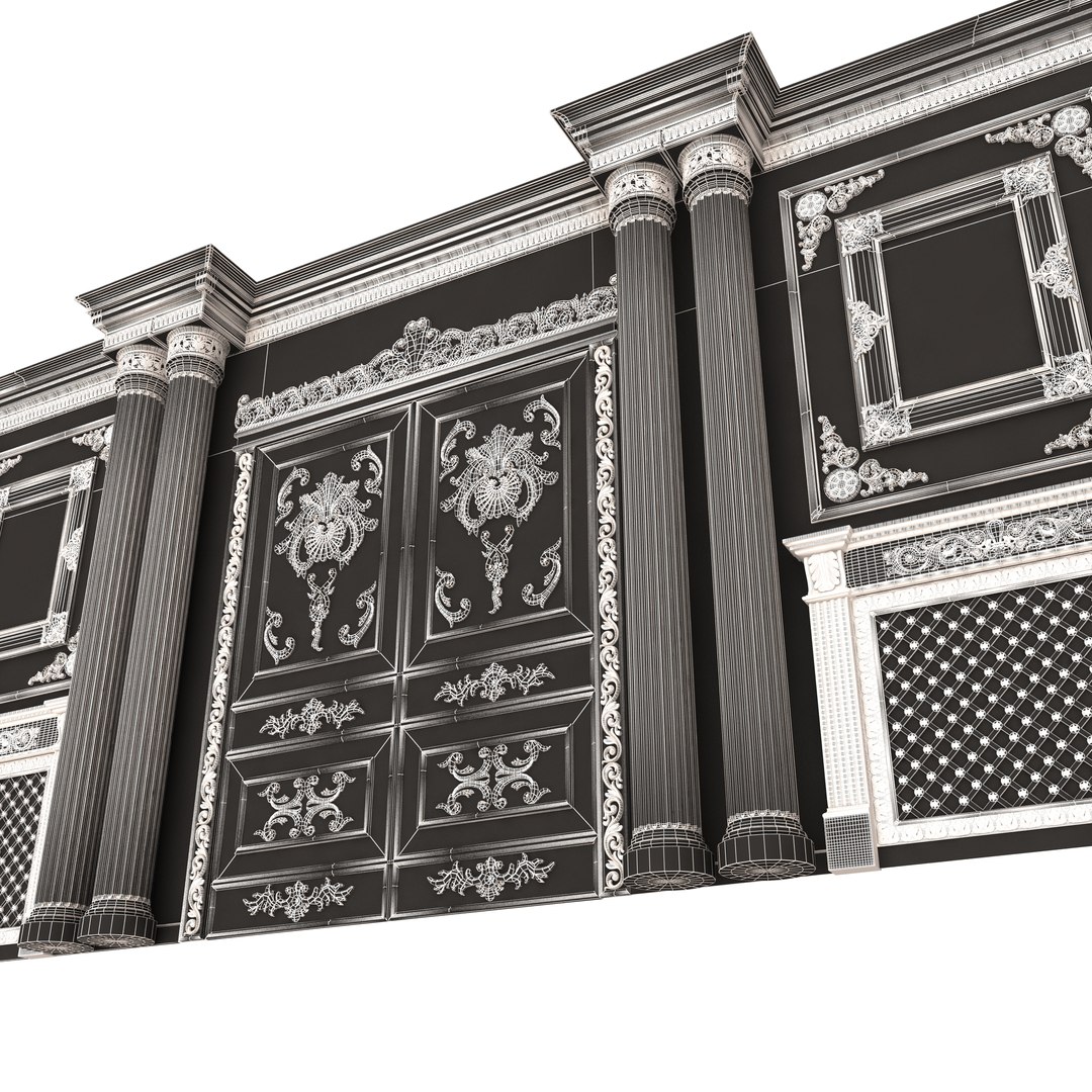 Boiserie Classic Wall Panels Collection 0202 3D model https://p.turbosquid.com/ts-thumb/28/W1M7PS/FT/wireframeboiserieclassicwallwithmouldings0125/jpg/1708719073/1920x1080/fit_q87/eb070a2dd1cb142f5f469789e501efc43df309c0/wireframeboiserieclassicwallwithmouldings0125.jpg