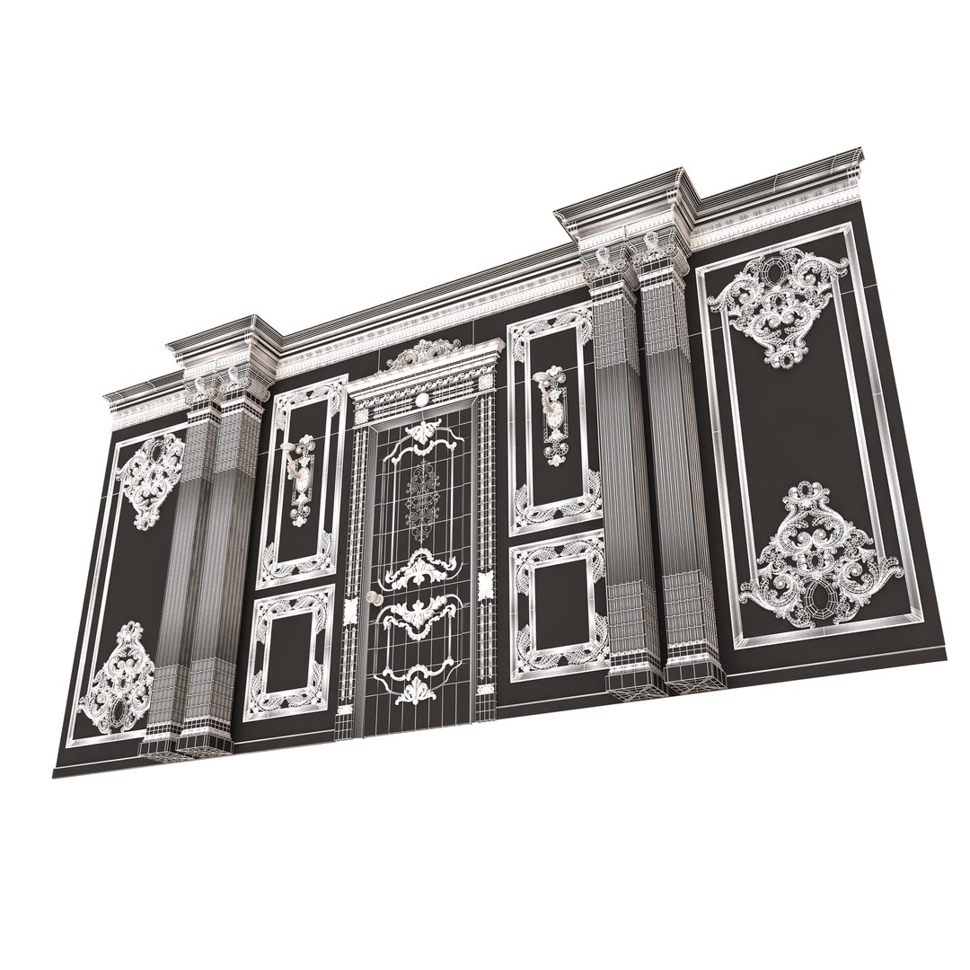 Boiserie Classic Wall Panels Collection 0202 3D model https://p.turbosquid.com/ts-thumb/28/W1M7PS/Hg/wireframeboiserieclassicwallwithmouldings085/jpg/1708718988/1920x1080/fit_q87/0122bd20c1687faf938782a0ce2d7f82a6d19865/wireframeboiserieclassicwallwithmouldings085.jpg