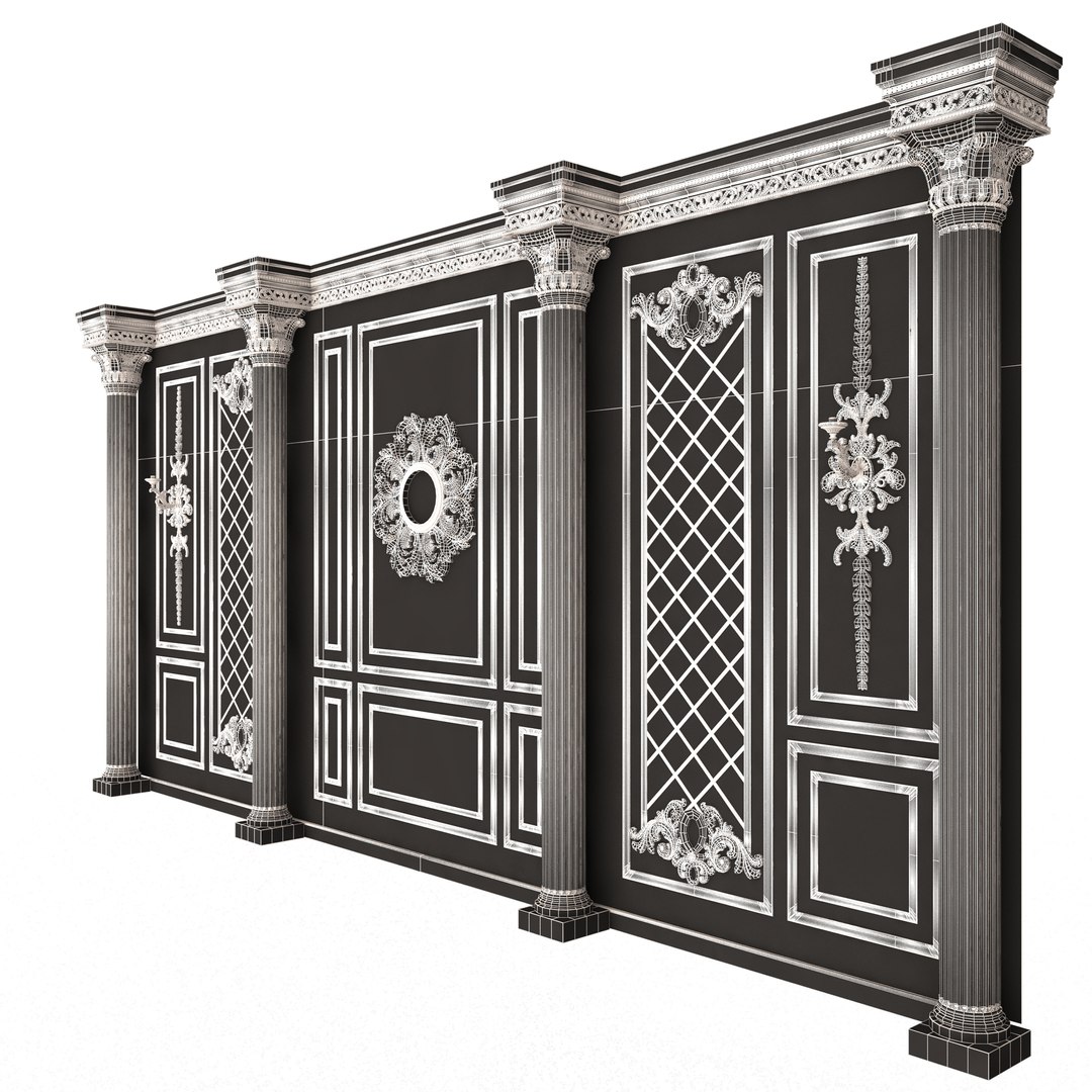 Boiserie Classic Wall Panels Collection 0202 3D model https://p.turbosquid.com/ts-thumb/28/W1M7PS/Uv/wireframeboiserieclassicwallwithmouldings053/jpg/1708718921/1920x1080/fit_q87/165809b66c83b8b0a5c59222f029cb391a57af24/wireframeboiserieclassicwallwithmouldings053.jpg