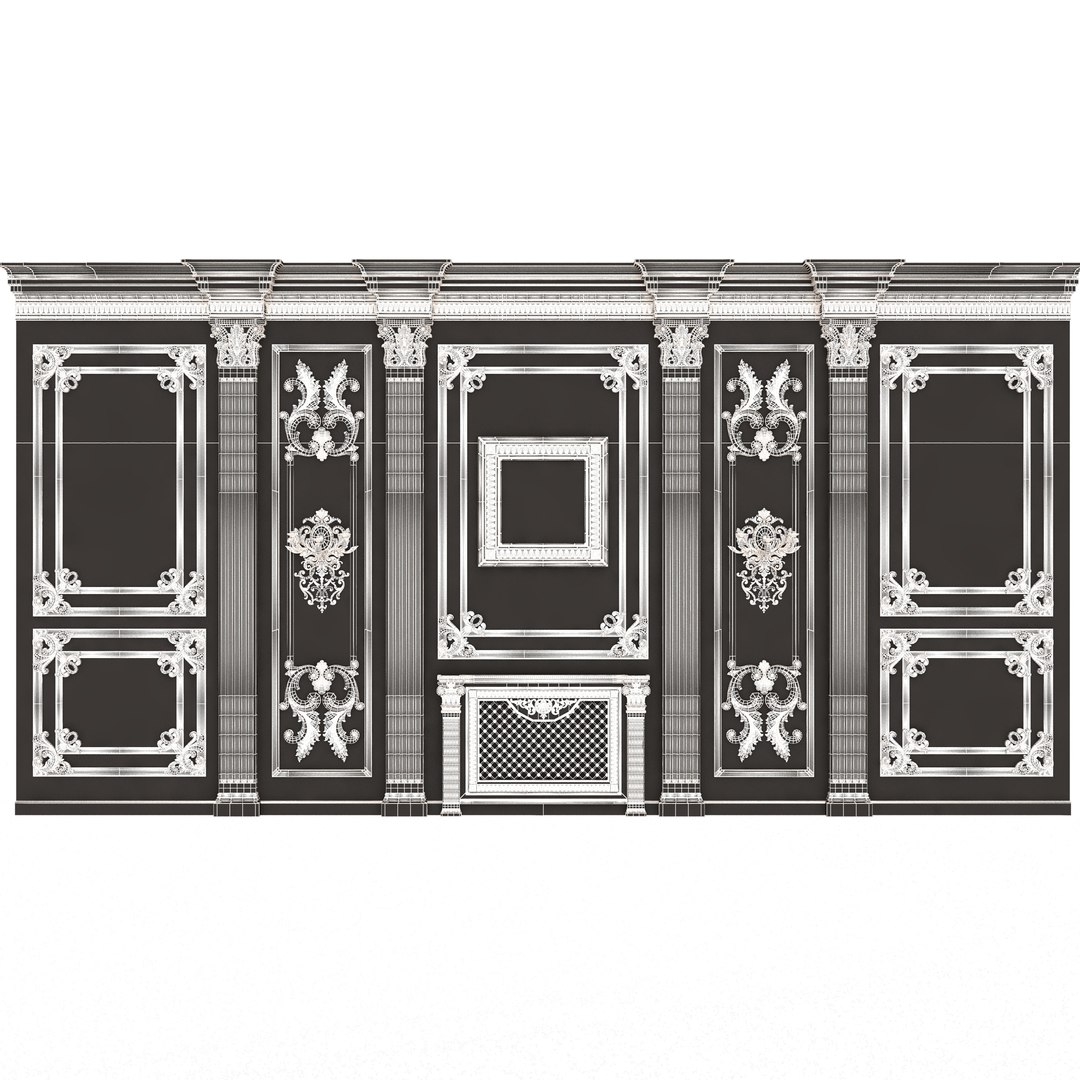 Boiserie Classic Wall Panels Collection 0202 3D model https://p.turbosquid.com/ts-thumb/28/W1M7PS/XI/wireframeboiserieclassicwallwithmouldings0101/jpg/1708718993/1920x1080/fit_q87/a1c7ccaf20949dc265bc933374dbf07da3b20fd9/wireframeboiserieclassicwallwithmouldings0101.jpg