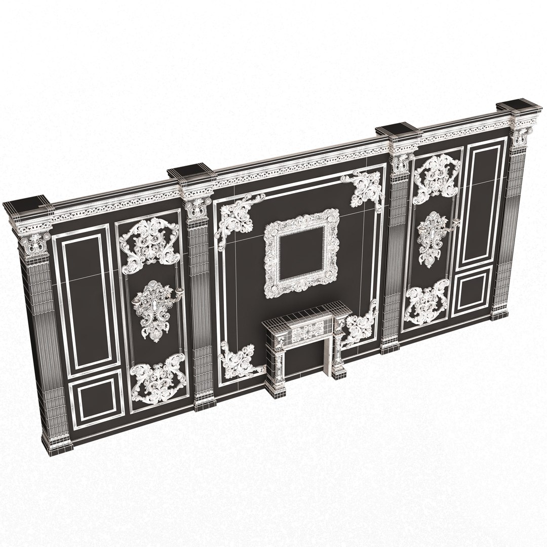 Boiserie Classic Wall Panels Collection 0202 3D model https://p.turbosquid.com/ts-thumb/28/W1M7PS/XZ/wireframeboiserieclassicwallwithmouldings062/jpg/1708718978/1920x1080/fit_q87/97d8b0e677c4247a2204759780ec82209eeacebd/wireframeboiserieclassicwallwithmouldings062.jpg