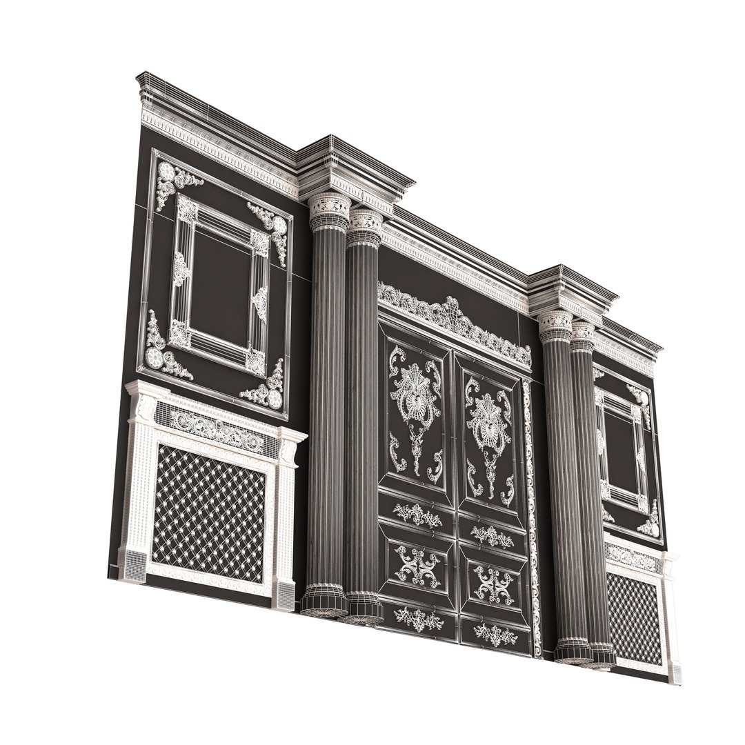 Boiserie Classic Wall Panels Collection 0202 3D model https://p.turbosquid.com/ts-thumb/28/W1M7PS/hd/wireframeboiserieclassicwallwithmouldings0124/jpg/1708719072/1920x1080/fit_q87/ce642528eed3880318d2ec03fafb21bb28997727/wireframeboiserieclassicwallwithmouldings0124.jpg