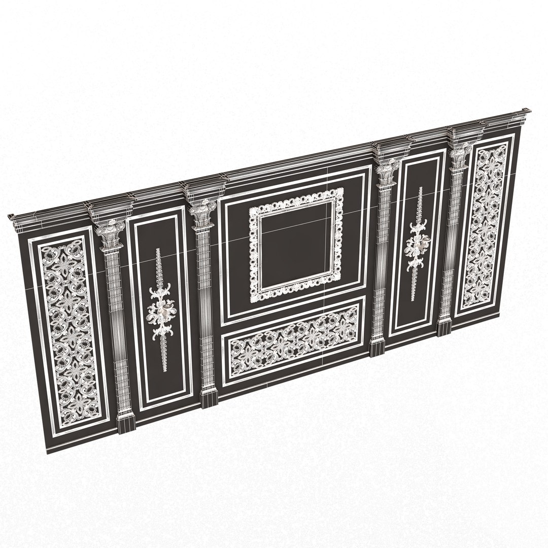 Boiserie Classic Wall Panels Collection 0202 3D model https://p.turbosquid.com/ts-thumb/28/W1M7PS/pY/wireframeboiserieclassicwallwithmouldings0172/jpg/1708719236/1920x1080/fit_q87/4e0f3ccc40fb749a68d581fbb380721df5404ef5/wireframeboiserieclassicwallwithmouldings0172.jpg
