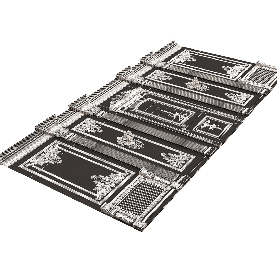 Boiserie Classic Wall Panels Collection 0202 3D model https://p.turbosquid.com/ts-thumb/28/W1M7PS/tN/wireframeboiserieclassicwallwithmouldings075/jpg/1708718982/1920x1080/fit_q87/7b0c7aa1b72e2cc56ff1c882e621da64d33068ba/wireframeboiserieclassicwallwithmouldings075.jpg
