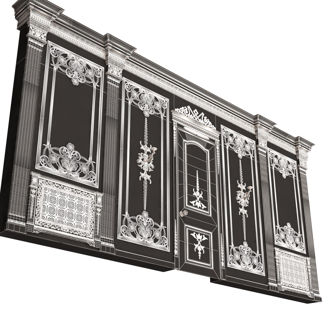 Boiserie Classic Wall Panels Collection 0202 3D model https://p.turbosquid.com/ts-thumb/28/W1M7PS/vx/wireframeboiserieclassicwallwithmouldings094/jpg/1708718989/1920x1080/fit_q87/553f17f669c37590ceb270363f9e10a4bd3aa34d/wireframeboiserieclassicwallwithmouldings094.jpg