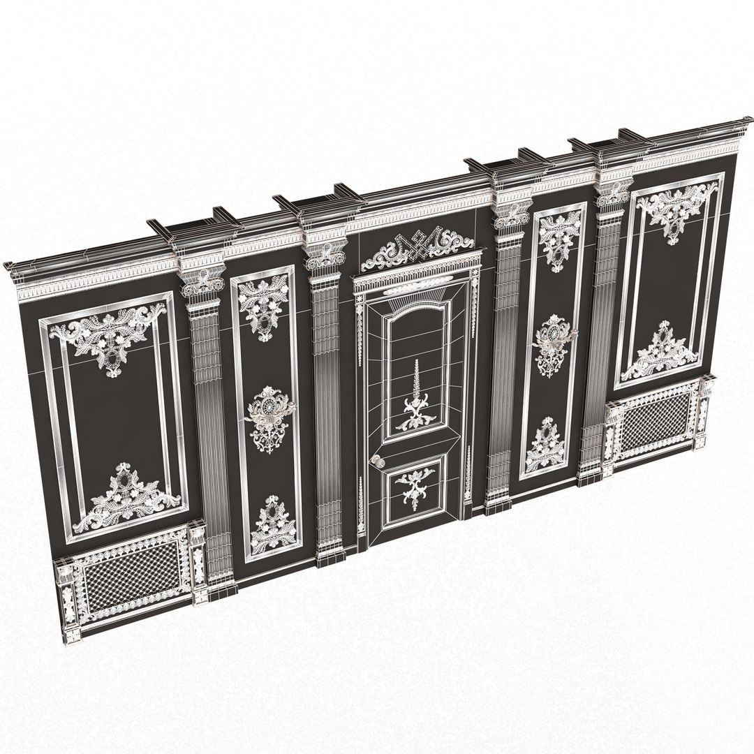 Boiserie Classic Wall Panels Collection 0202 3D model https://p.turbosquid.com/ts-thumb/28/W1M7PS/wS/wireframeboiserieclassicwallwithmouldings071/jpg/1708718980/1920x1080/fit_q87/43b1d5e465f2275c80ef7b1d1a66df555820f2ce/wireframeboiserieclassicwallwithmouldings071.jpg