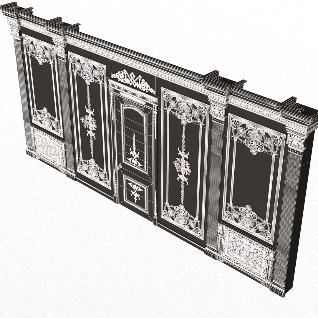 Boiserie Classic Wall Panels Collection 0202 3D model https://p.turbosquid.com/ts-thumb/28/W1M7PS/zF/wireframeboiserieclassicwallwithmouldings095/jpg/1708718992/1920x1080/fit_q87/13099e9431de66112a96e3cd136c708d5874fd7d/wireframeboiserieclassicwallwithmouldings095.jpg