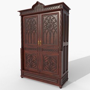 Victorian wardrobe openable