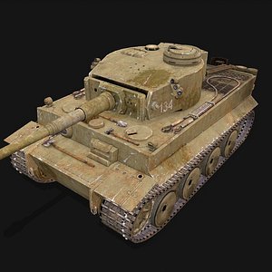 tiger heavy tank 3D model