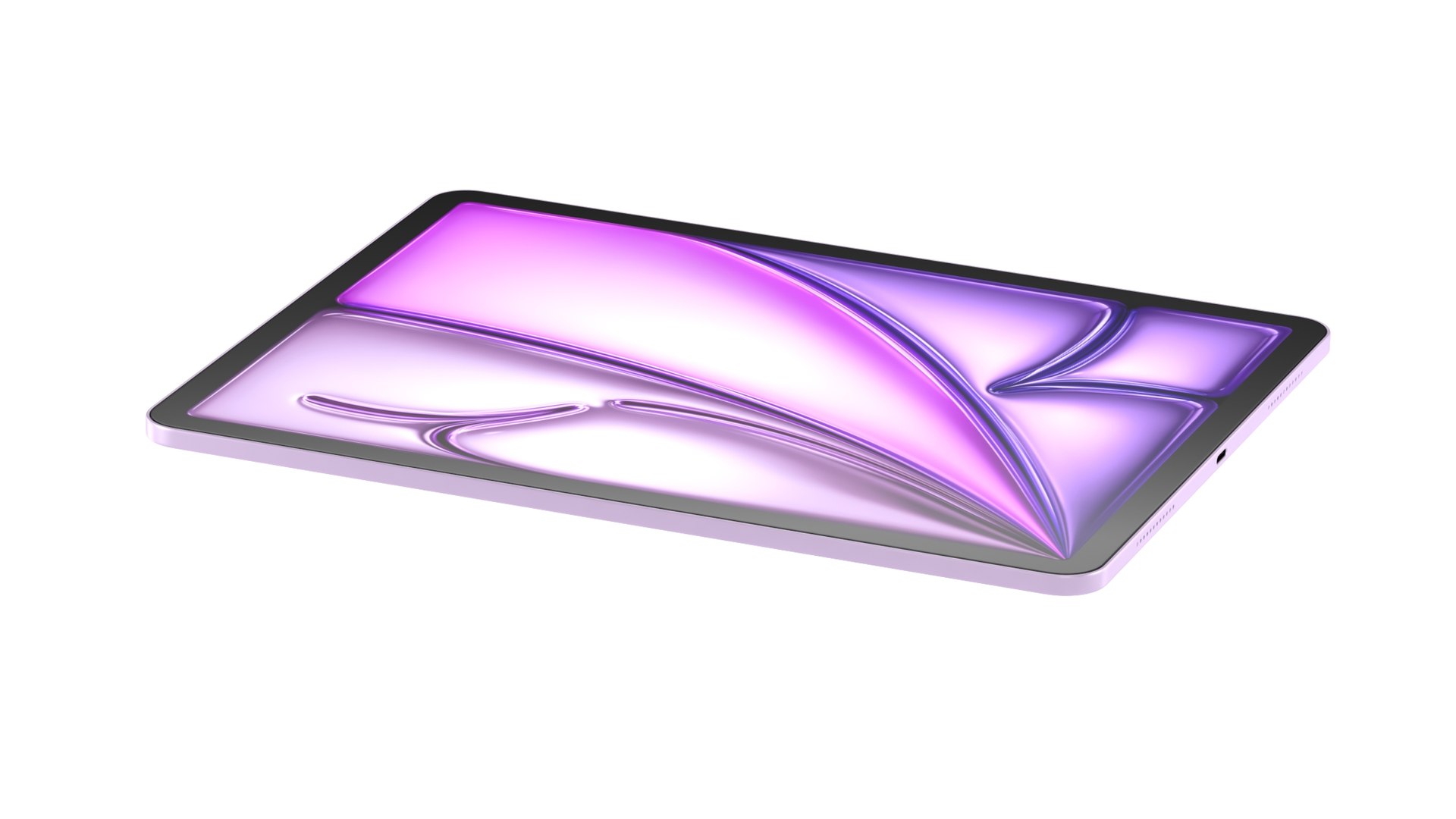 Apple iPad Air 13 2024 Purple model https://p.turbosquid.com/ts-thumb/28/czIiET/WI/appleipadair132024purple005/jpg/1721272260/1920x1080/fit_q87/67a56b07dc1f050ce0314d30da6c876929984c05/appleipadair132024purple005.jpg