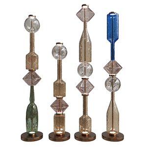 3D Paolo Castelli floor lamp icone luminose