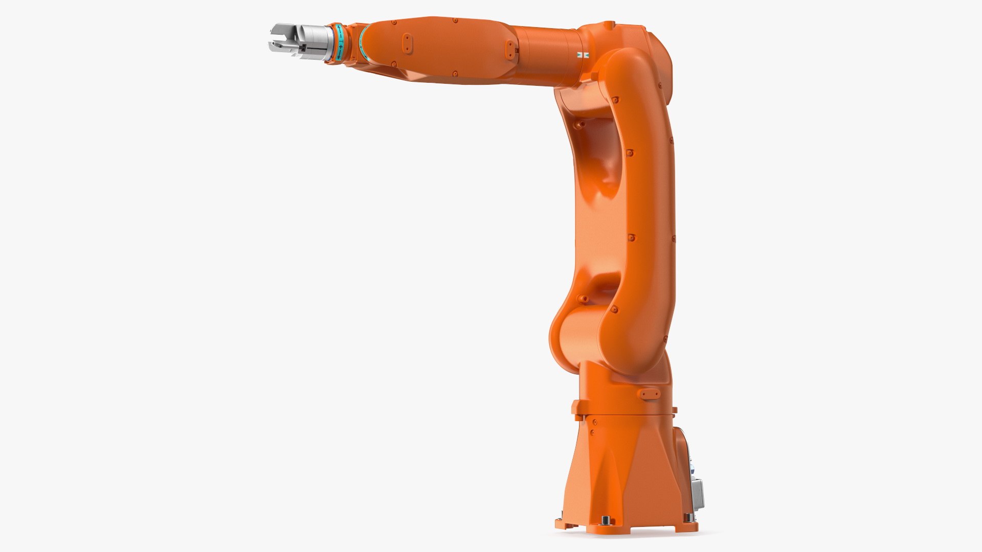 Articulated Industrial Robot Rigged 3D model preview