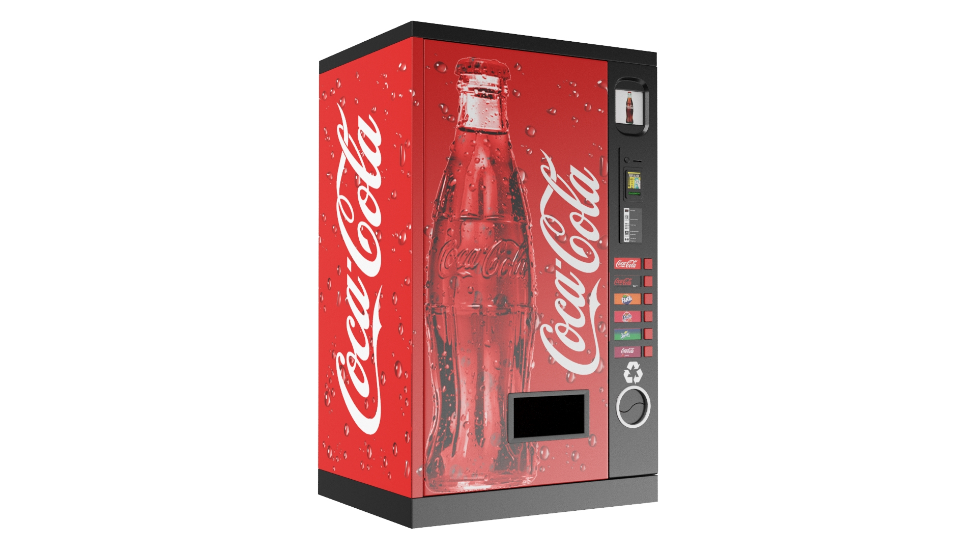 Cola Vending Machine Model - TurboSquid 1459375