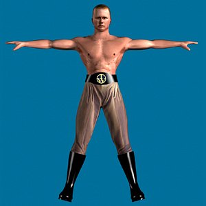 3ds max human male