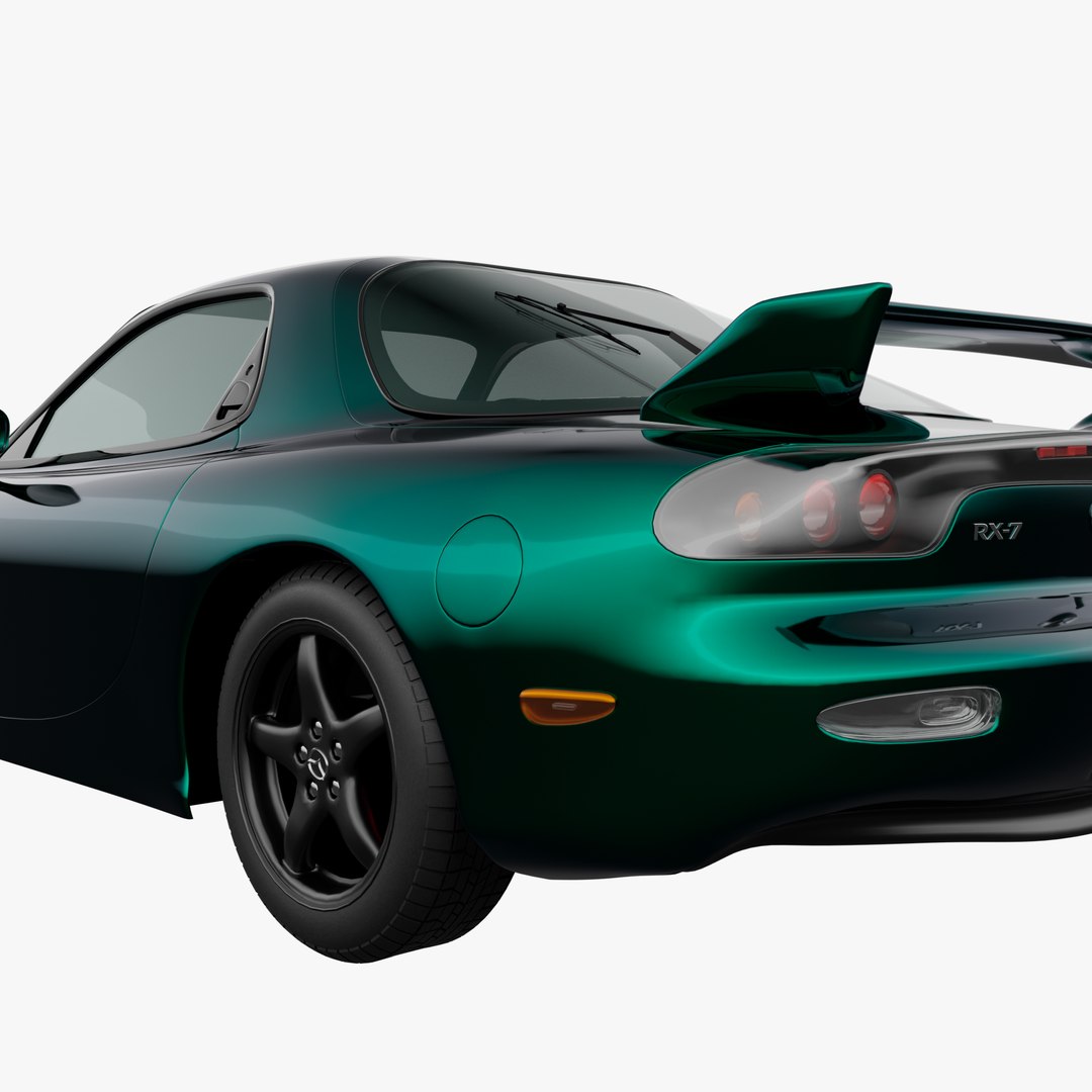 3D Rigged Mazda RX-7 Model - TurboSquid 2042342