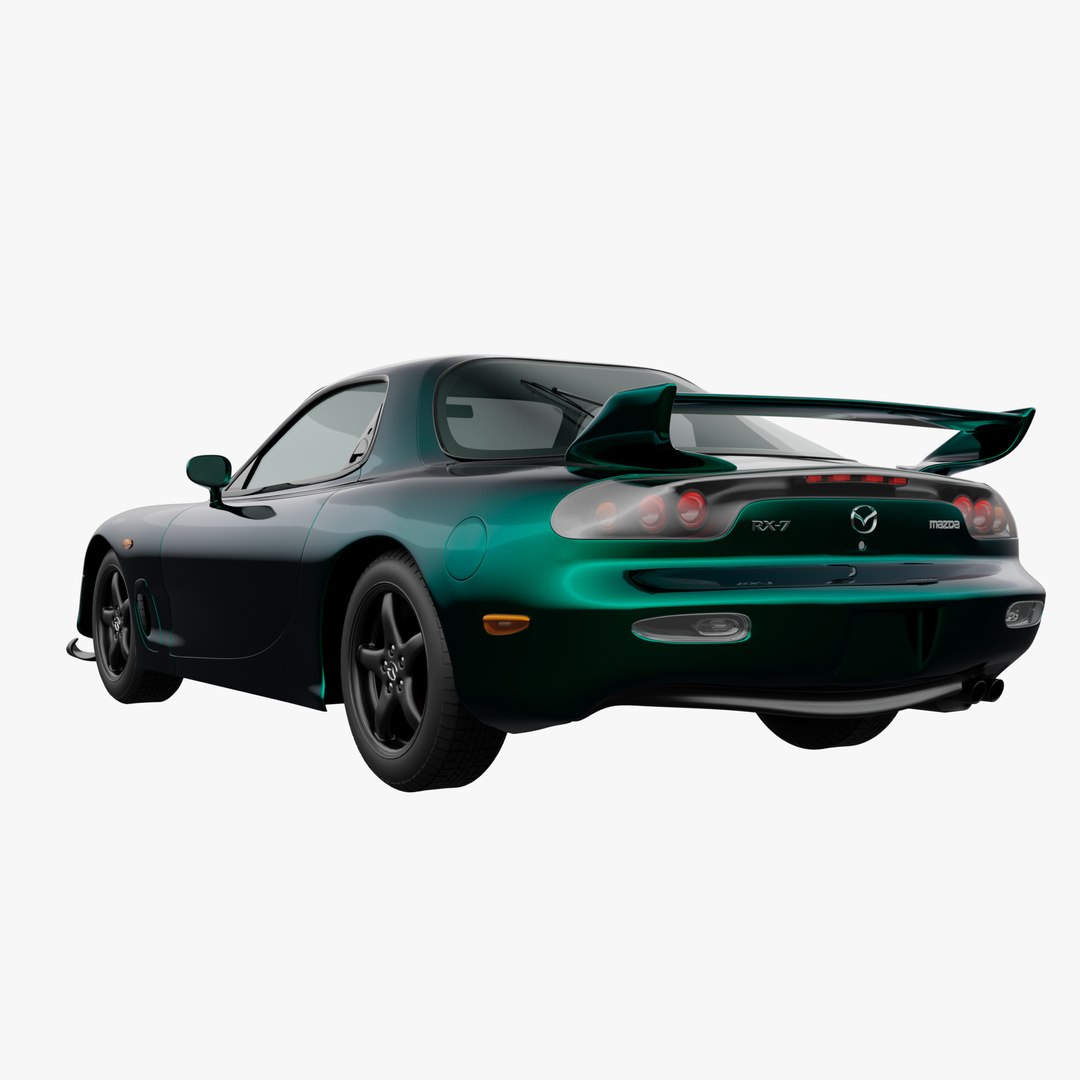 3D Rigged Mazda RX-7 Model - TurboSquid 2042342