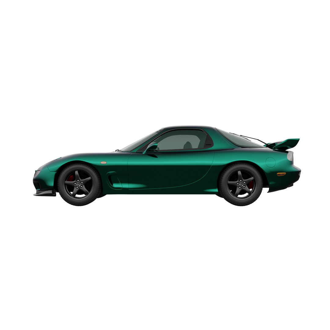 3D Rigged Mazda RX-7 model - TurboSquid 2042342