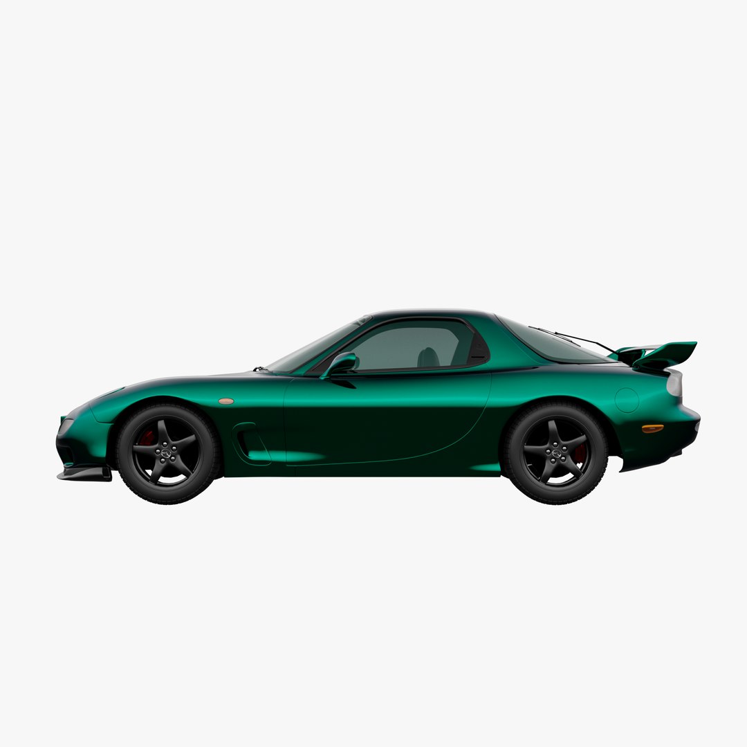 3D Rigged Mazda RX-7 Model - TurboSquid 2042342