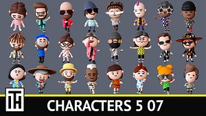 Characters 5 07 3D model
