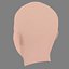 Kendall Jenner Head - No Hair - Low poly head for game
