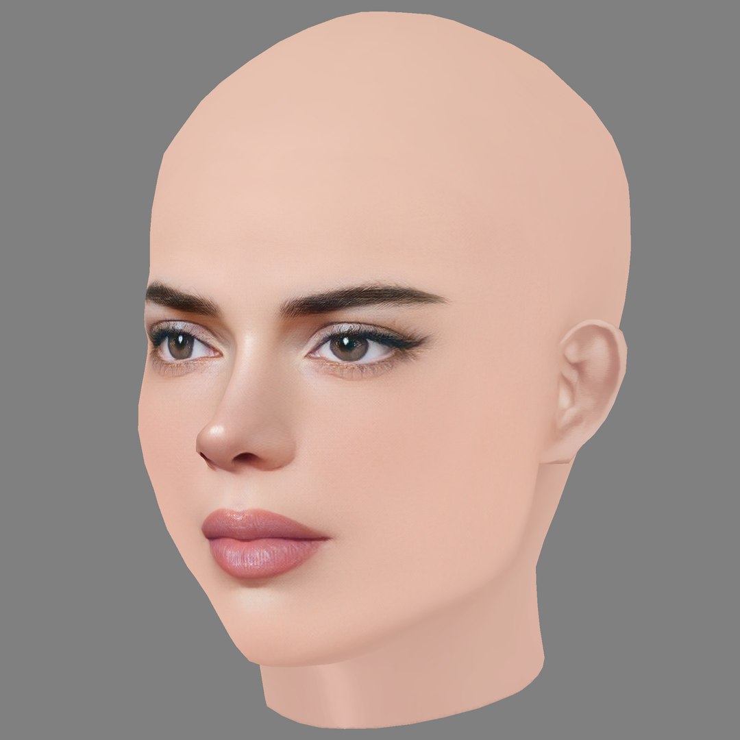 3D Kendall Jenner Head - No Hair - Low poly head for game model https://p.turbosquid.com/ts-thumb/28/x6sdUb/Aq/03/png/1763440617/1920x1080/fit_q87/510faffed3575ac6c0f69e52fbd68b62bbb33ccb/03.jpg
