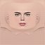 Kendall Jenner Head - No Hair - Low poly head for game