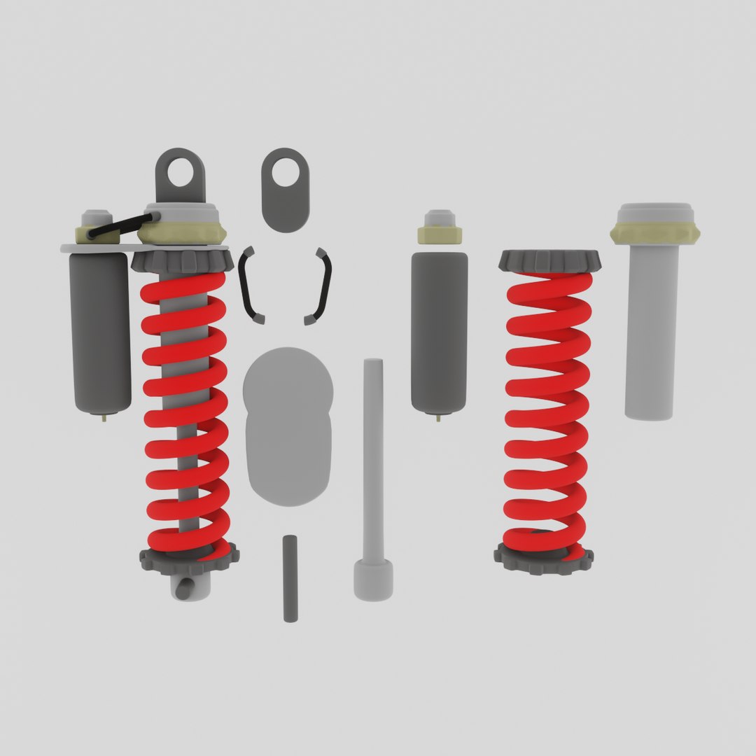 Shock Absorber 3D Model TurboSquid 1941271