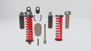 Shock Absorber 3D model