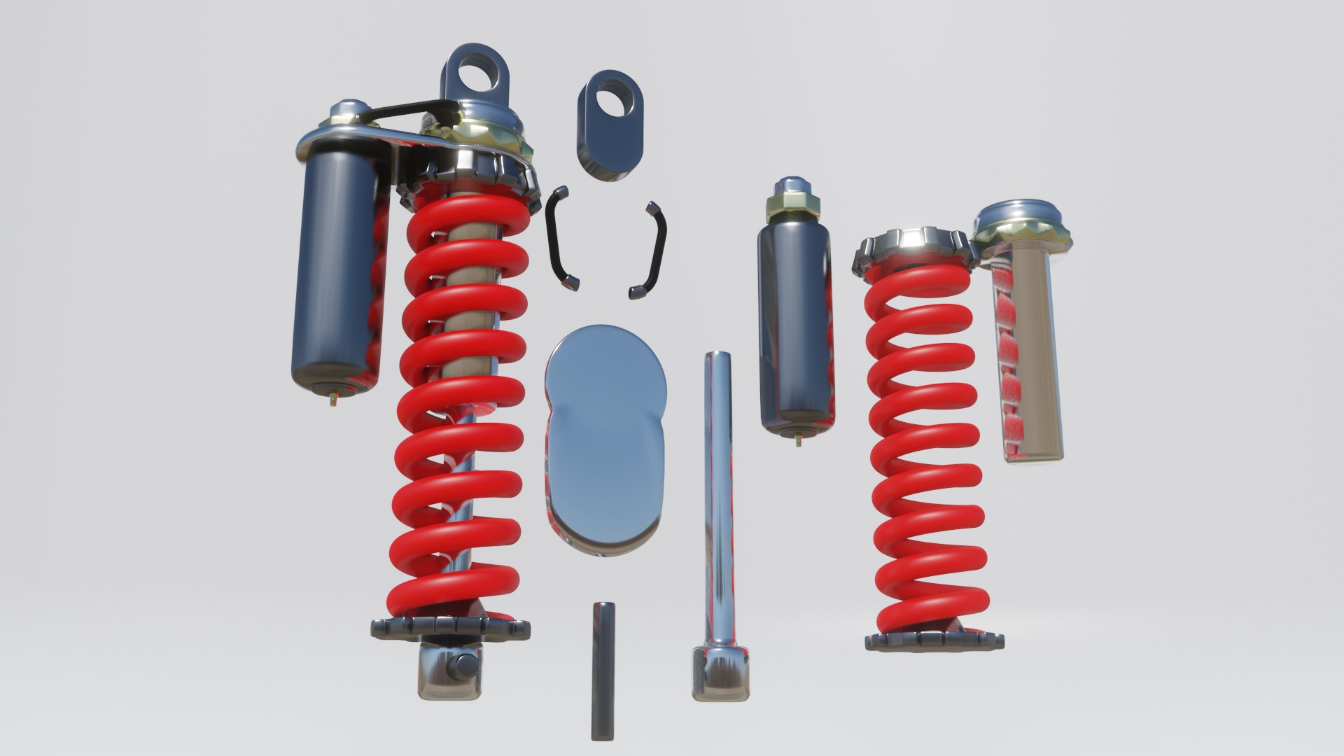 Shock Absorber 3D Model TurboSquid 1941271