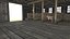 Wooden Livestock Barn and Cow 3D model