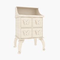 DOLFI i Sogni di Matilde Blanche bed table
